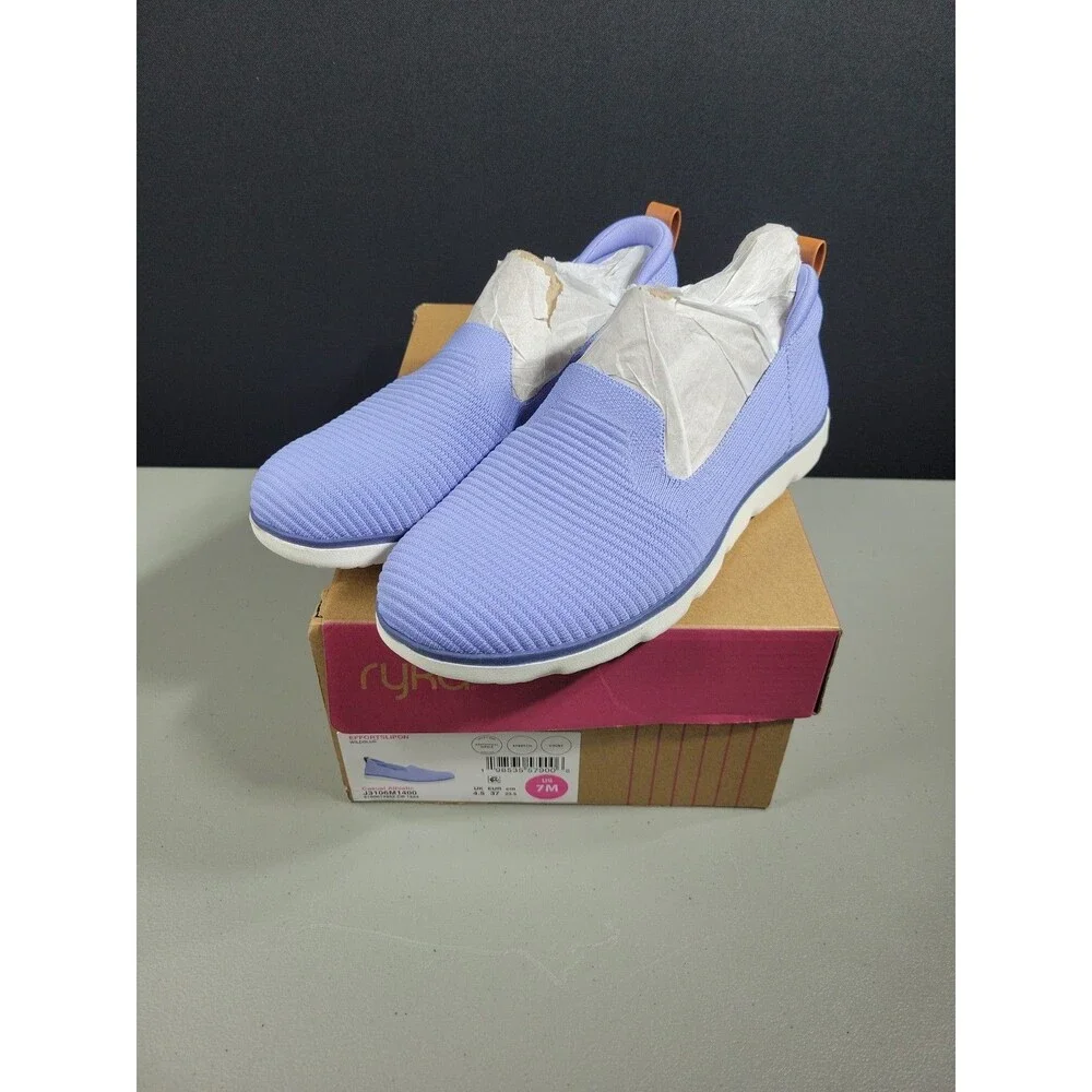 RYKA Effortslipon Women’s 7M  Comfort Slip Ons WildBlue J3106M1400 New